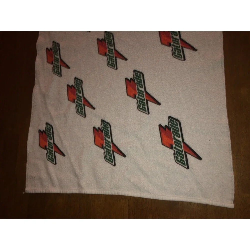 Vintage Gatorade Sideline Bench Golf Towel 42x21.5  USA Sports Drink Promo